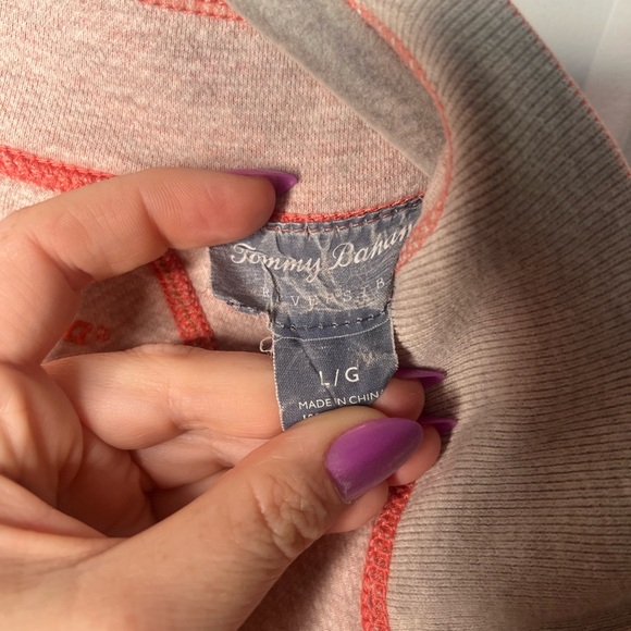 Tommy Bahama Reversible 1/4 Zip Pullover Sweater Men's Size Large - Picture 3 of 8